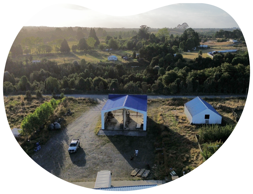Vista aérea de la planta de Aguas Mandiaz